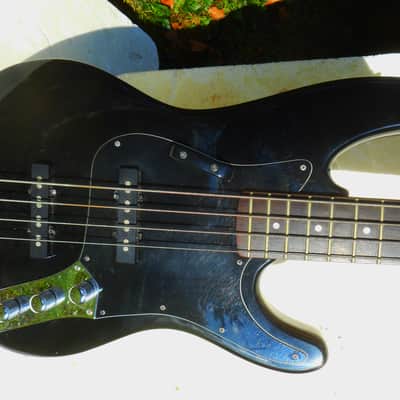 Gibson Epiphone Jazz Bass Guitar, 1993,  Black,  Very Clean image 3