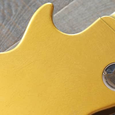 Unplayed! 2022 Gibson Custom Shop 70th Anniversary 1957 Les Paul Standard Murphy Lab All Gold + COA OHSC image 15