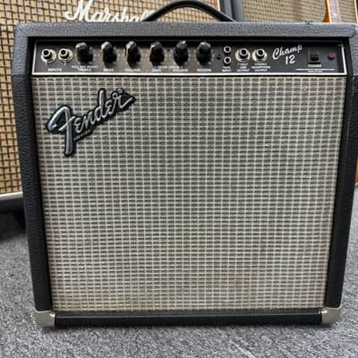 Fender Champ 12 12-Watt 1x12" Guitar Combo 1987 - 1992 - Black image 1