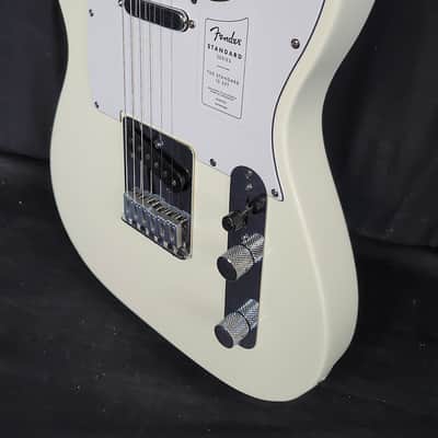 Fender Standard Telecaster Electric Guitar Laurel Fingerboard, White Pickguard, Olympic White image 1