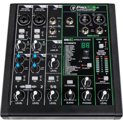 Mackie PROFX6V3 Mixer USB 6 canaux + effets image 3
