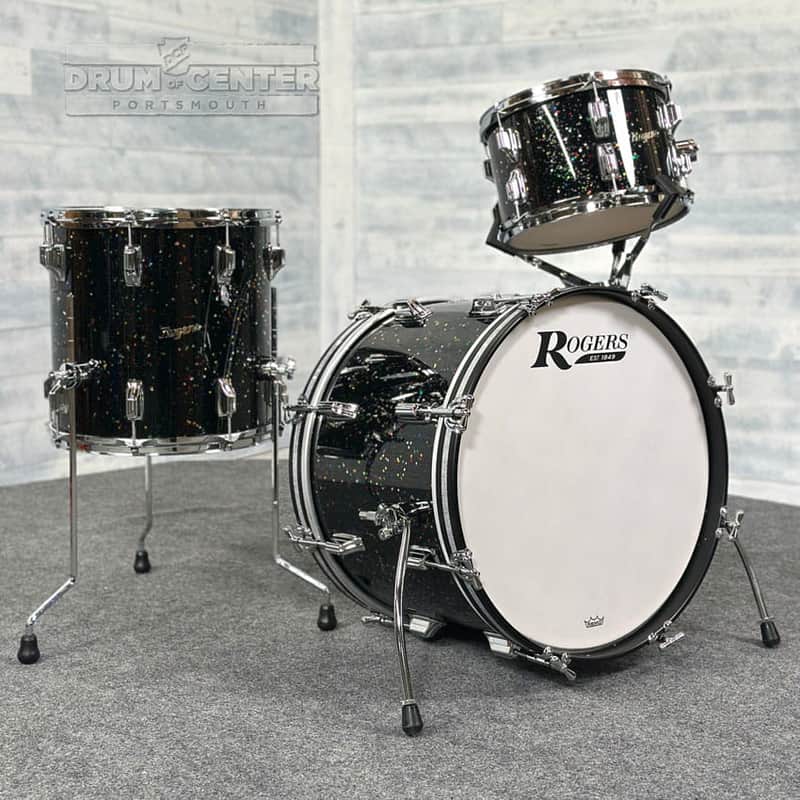Rogers Cleveland 3pc Drum Set 20/12/14 Mardi Gras image 1
