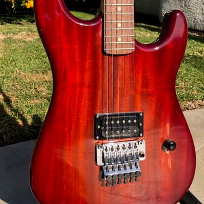 Warmoth Strat  Trans Red Burst image 1