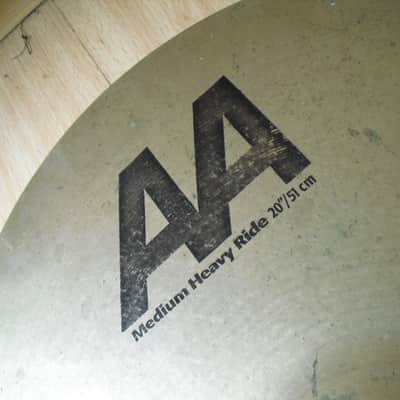 20" Sabian AA Medium Heavy Ride Cymbal brilliant finish image 3