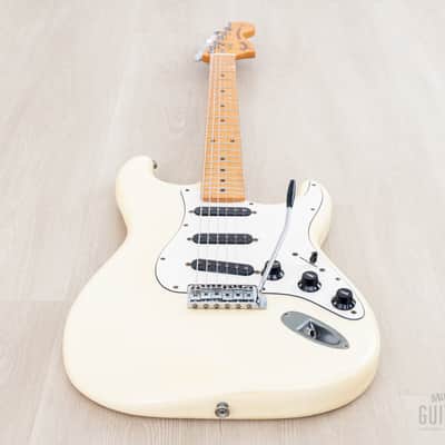 1984 Fender Stratocaster ‘72 Vintage Reissue ST72-55 Olympic White E-Serial, Japan MIJ Fujigen image 11