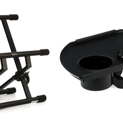 Gator Frameworks GFW-GTR-AMP - Combo Amp Stand Bundle with Gator Frameworks GFW-MICACCTRAY Microphone Stand Accessory Tray image 1