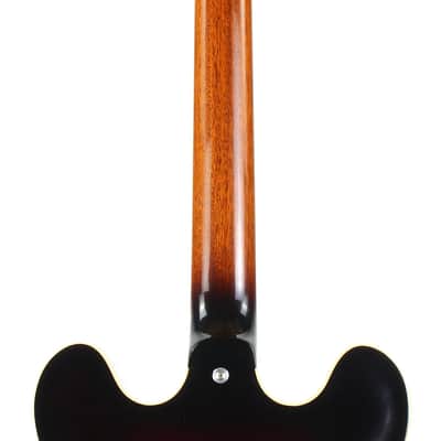 2013 Gibson Memphis ES-335 Dot Neck Sunburst Plain Top Semi Hollow Guitar w Original Case image 11