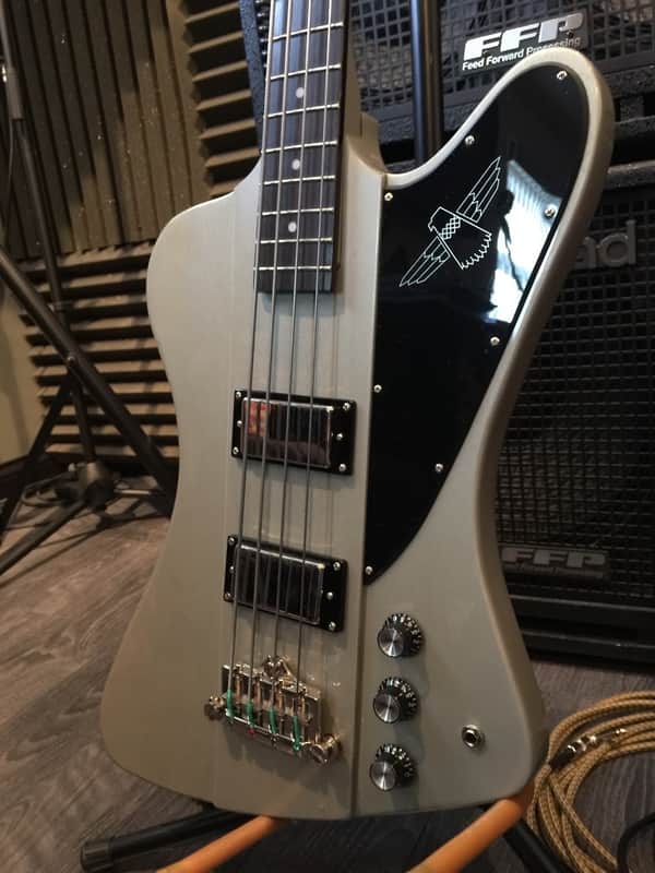Epiphone Thunderbird Bass 2014 TV Silver w/OHSC image 1