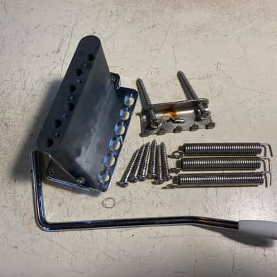 Wilkinson 5+1 57mm 2 7/32" Fender Strat Stratocaster Bridge Trem Steel Block image 4