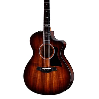 Taylor 222ce-K DLX Hawaiian Koa Top Shaded Edgeburst w/case image 1