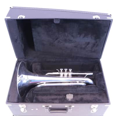 Nirschl E102SP Marching Mellophone in Silver Plate SN E000677 image 1