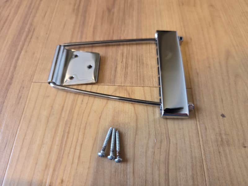 Vintage 1960's Kustom K-200 Electric Guitar Trapeze Tailpiece w/ Mounting Screws! image 1