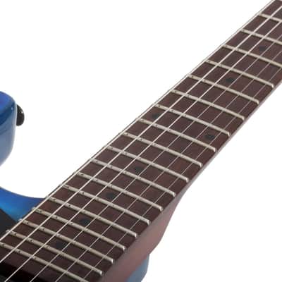 Schecter Traditional Pro Transparent Blue Burst image 12