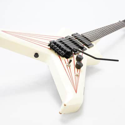 Westone Dynasty Flying V Pinstripe MIJ Guitar w/ EMG Pickups & Case #46450 image 10