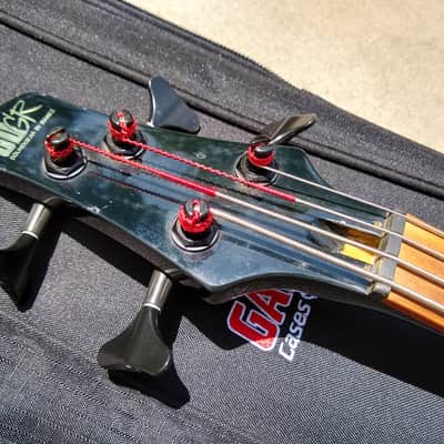 1992 Ibanez SR800 Bass - Black Finish - Active Electronics - Made in Japan image 3