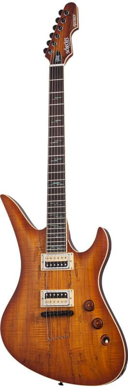 Schecter Avenger Exotic Spalted Maple image 1