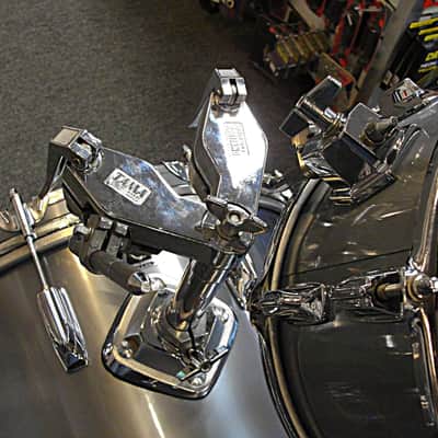 1984 Vintage Tama ImperialStar 3 piece drum shell Pack Royal Pewter made in Japan image 2