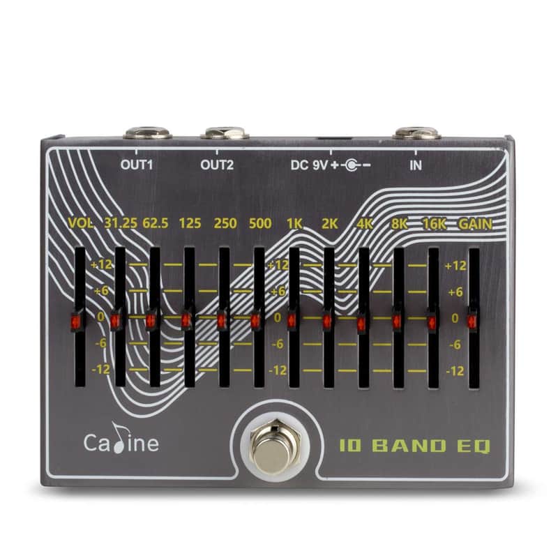 Caline CP-81 10 Band EQ Guitar Effect Pedal (Price includes the import duty for US buyer) image 1