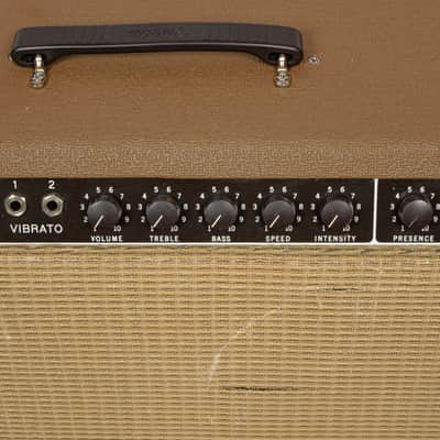 Fender - 1961 Concert 4x10 Guitar Amplifier Combo Brown w/ Replaced Speakers -VINTAGE image 6