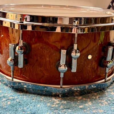(CUSTOM-ORDERED) 14 x 6.5 Sonor SQ2 Mountain Burl Snare Drum (EARLY MODEL) image 22