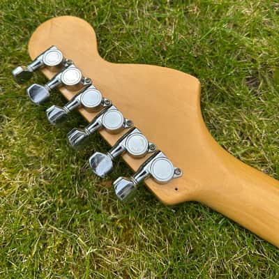‘85 Fender MIJ Strat Jimi Hendrix Lefty To Righty Conversion Olympic White Rosewood image 14