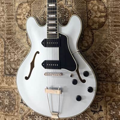 Eastman T64-T-IBM Eastman T64-T Hollow-Body Ice Blue Metallic w/ Gig Bag & Free Pro Setup image 1