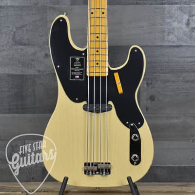 Mint Fender 75th Anniversary American Vintage II 1951 Precision Bass - Butterscotch Blonde with Hardshell Case image 16