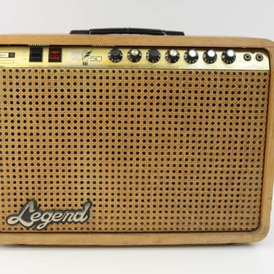 Legend Rock "N" Roll 50 Combo Guitar Amplifier Oak Cabinet image 3