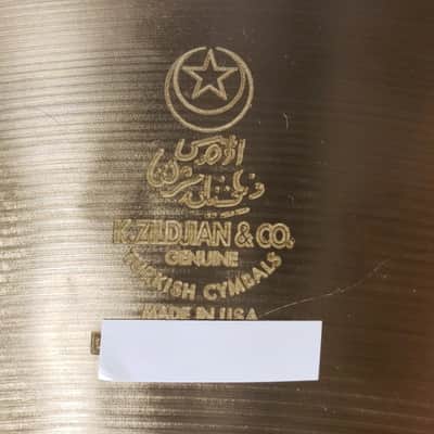 Zildjian 19" K Series Dark Thin Crash Cymbal 1993 - Present - Traditional image 2