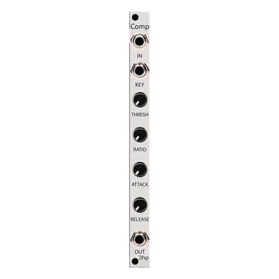 2hp Comp Eurorack Compressor Module (Silver) image 2
