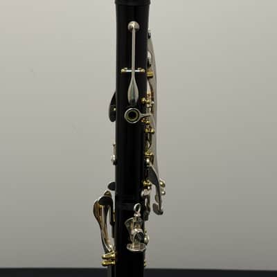 Backun Q2 Series DEMO BCLBQG Limited Pro Clarinet Grenadilla Gold Posts image 6