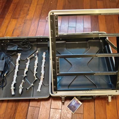 free shipping, abs-12uk flight case, 4 behringer eurorack 84hp rack, 2 Behringer CP1A Eurorack Power Supply Module image 2