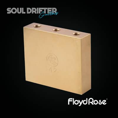 Floyd Rose Original Fat Brass Tremolo Block - 42 mm-Without Screws image 2