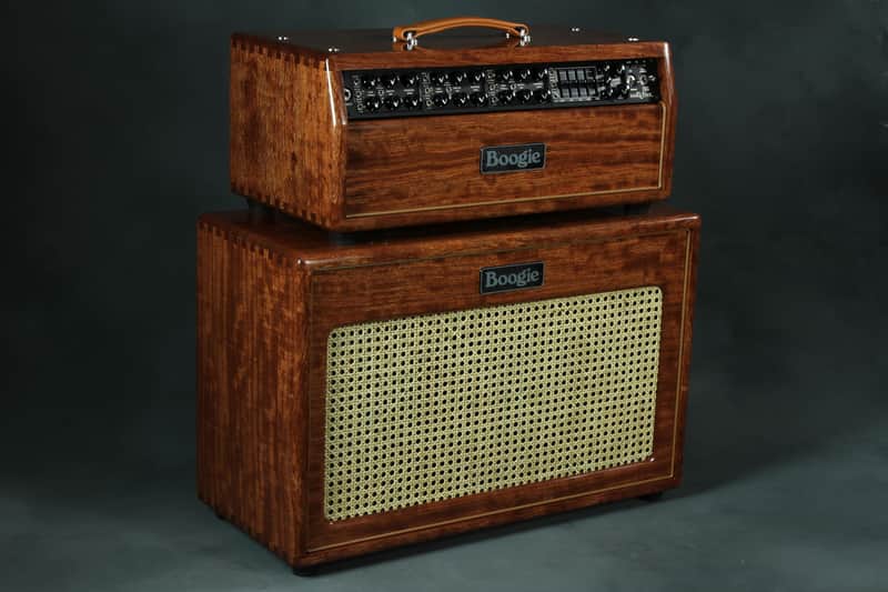 Mesa Boogie Custom Shop Mark V - Head/Cabinet Exotic Hardwood Bubinga image 1