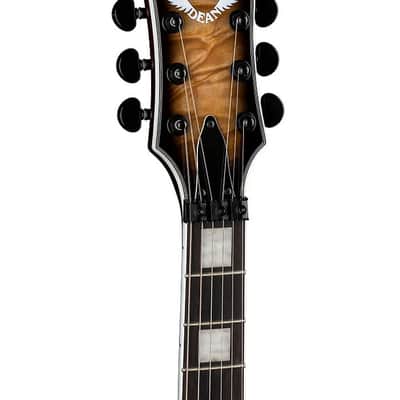 Dean Dean Thoroughbred Select Floyd Quilted Maple,Natural Black Burst, B-Stock image 6