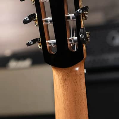 Jose Marques Doubletop Classical Acoustic Guitar - Exotic Ebony, Cedar Top with Hardshell Case image 6