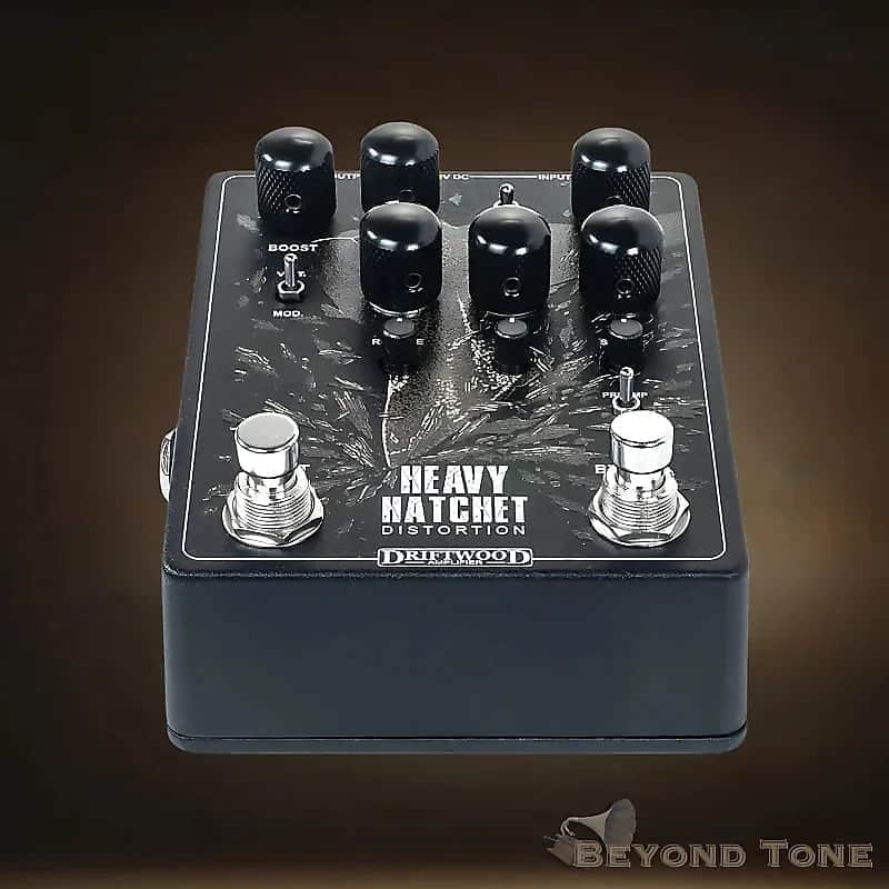 Driftwood Heavy Hatchet – High-Gain Distortion Preamp Pedal – Rare German Handcrafted Metal Tone image 1