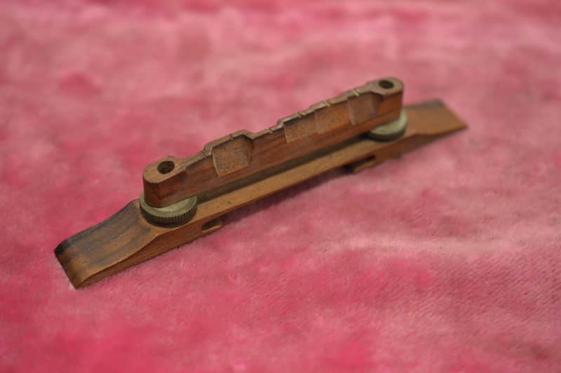 Vintage 1950's Gibson Rosewood Archtop Bridge and Base - L-5ces, Super 400, Es-175 1960's image 1