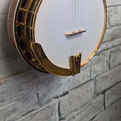Epiphone Inspired By Gibson Earl Scruggs Golden Deluxe Banjo 2024 - Present - Vintage Sunburst image 4