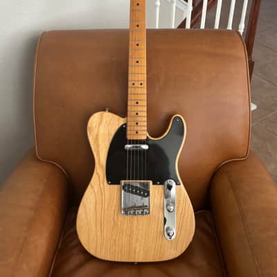 2000 Fender USA Telecaster ‘52 Reissue - Natural - Excellent Condition - Upgraded Saddles image 3