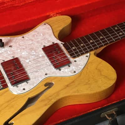 LEFTY! Vintage 1972 Fender Telecaster Thinline Natural Nitro Semi-Hollow Chambered Ash Guitar Seth Lover WR 6.3 lb HSC image 17