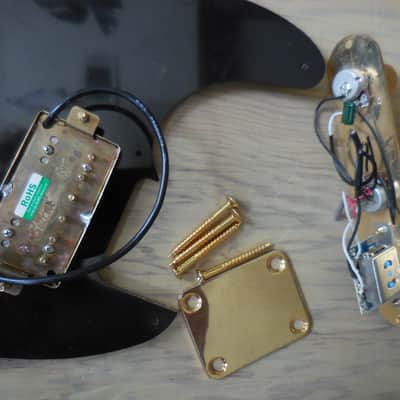 Telecaster PiCkGuArD w/ so much Luxurious GOLD Gold Hardware! Belcat HB GOLD everything! image 2