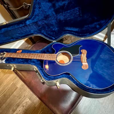 1998 Gibson EC-10 Standard Acoustic/ Electric Beale Street Blue Lacquer image 23