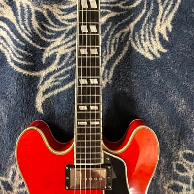 Eastman T486B-RD Thinline Archtop with Bigsby 2015, Red, near mint w/OHSC image 4