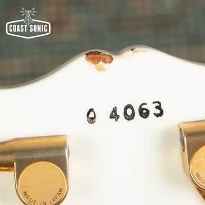1990 Greco EGW-700 Les Paul Custom Made in Japan Alpine White image 15