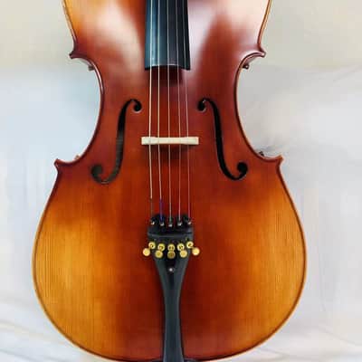 Rare Professional song maestro European tone 5 Strings Cello 4/4, Stradivarius Model image 2
