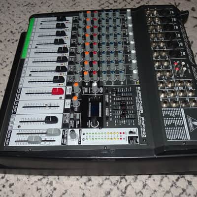 Behringer Europower PMP1000 500-Watt 12-Channel Powered Mixer with Multi-Effects Processor 2000s - Dark Gray image 2