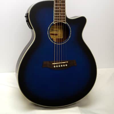 Ibanez AEG10II Acoustic-Electric Guitar - Transparent Blue