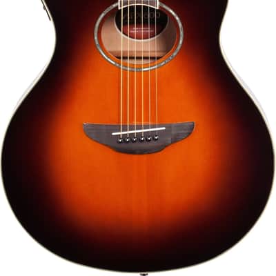 Yamaha APX600 Thinline Acoustic-Electric Guitar, Spruce Top, Old Violin Sunburst image 1