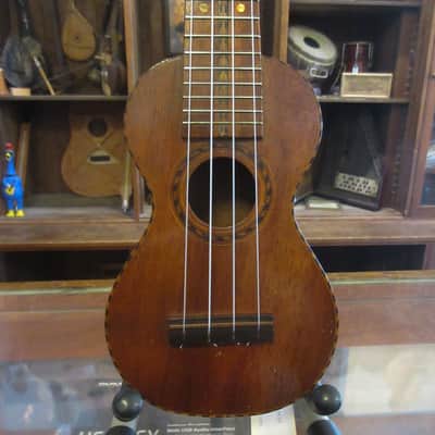 Unlabeled Koa Soprano Ukulele c.1920's/30's image 5